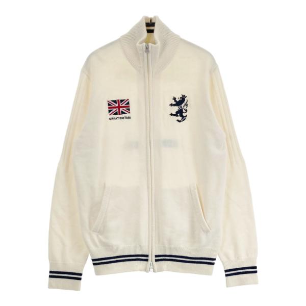 【新品未使用】Admiral GOLF アドミラルゴルフ ニットジャケット L ADMIRAL アドミラル ニットジャケット ホワイト系 サイズ：L ランク：A