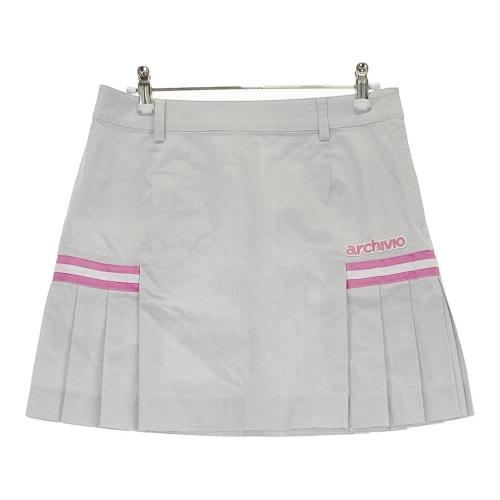 ARCHIVIO アルチビオ ストレッチスカート チェック柄 グレー系 サイズ