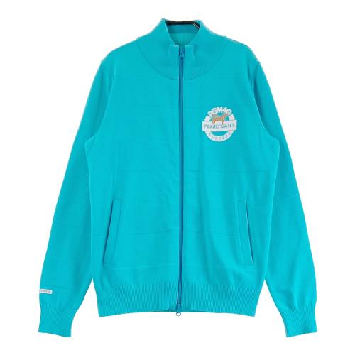 PEARLY GATES ジップアップジャケット 青 PEARLY GATES パーリーゲイツ ニット ジップジャケット ブルー系
