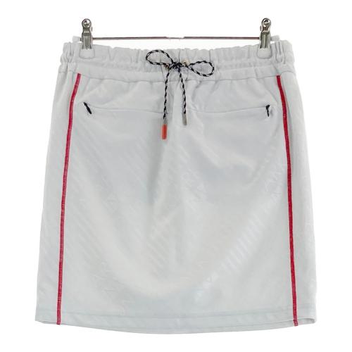 MARK&LONA マークアンドロナ 裏メッシュ ストレッチスカート ロゴ 総柄