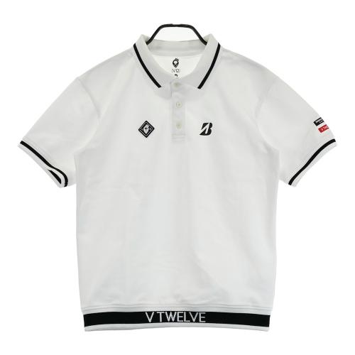 V12 ヴィトゥエルヴ 半袖ポロシャツ ホワイト系 サイズ：L ランク：B