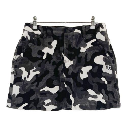 PEARLY GATES パーリーゲイツ ストレッチスカート カモフラ柄 グレー系