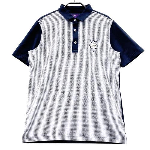 BEAMS GOLF ニットジャケット ストライプ Lサイズ ワッペン刺繍 BEAMS GOLF ニットジャケット ストライプ Lサイズ ワッペン刺繍 - メルカリ