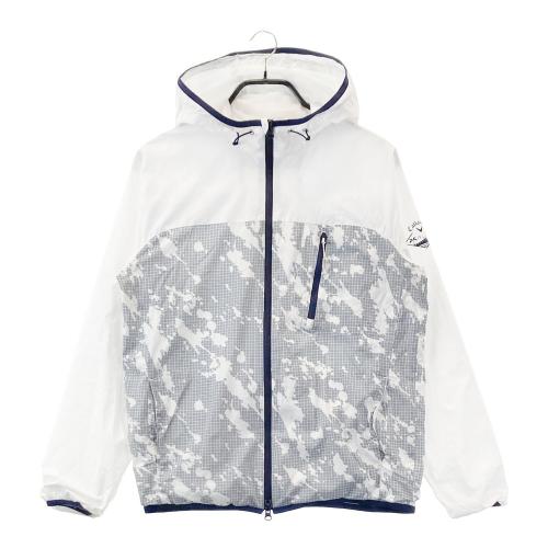CALLAWAY キャロウェイ 裏メッシュ フード付 ジップジャケット 総柄