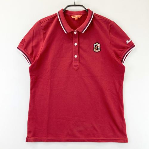BEAMS GOLF ビームスゴルフ 半袖ポロシャツ レッド系 サイズ：L ランク
