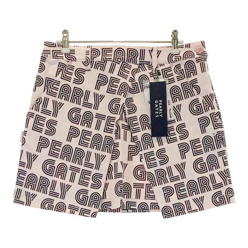 PEARLY GATES パーリーゲイツ ストレッチスカート ロゴ柄 ピンク系