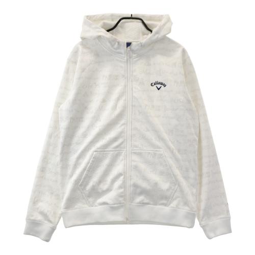 CALLAWAY キャロウェイ フード付 ジップジャケット 裏起毛 総柄