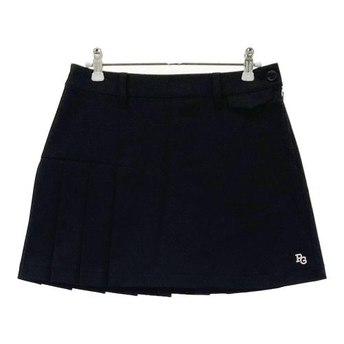 PEARLY GATES パーリーゲイツ スカート プリーツ切替 ブラック系