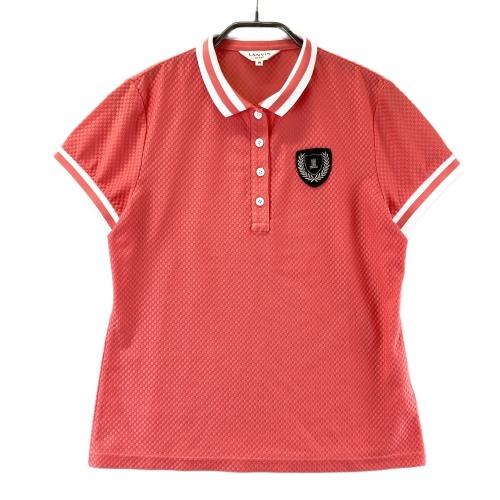 LANVIN SPORT ランバン スポール ハーフジップ半袖ポロシャツ 総柄