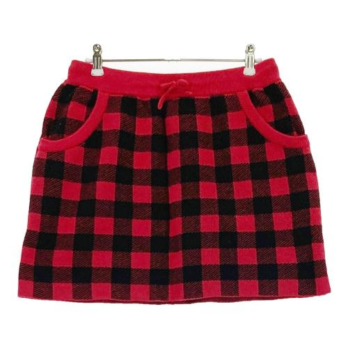 JACK BUNNY ジャックバニー ニットスカート チェック柄 レッド系