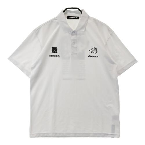 TANGRAM タングラム ×CLUBHAUS 半袖ポロシャツ ホワイト系 サイズ：L