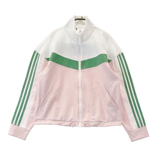 レアカラー 00s adidas GOLF 袖胸刺繍 XL 古着 プルジャケット ADIDAS GOLF アディダスゴルフ N67757 トラックジャケット 総柄