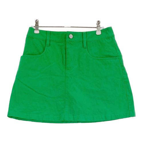 JACK BUNNY ジャックバニー インナー付 スカート チェック柄 グリーン