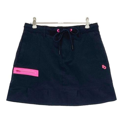 PEARLY GATES パーリーゲイツ 2022年 スカート シアサッカー ネイビー