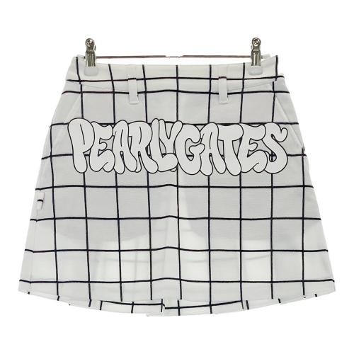 【PEARLY GATES/パーリーゲイツ】ストレッチスカート ロゴ ホワイト PEARLY GATES パーリーゲイツ 2024年モデル ストレッチスカート 総柄