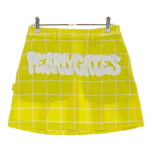 132 パーリーゲイツ ストレッチダンボールスカート イエロー サイズ0 S 132 パーリーゲイツ ストレッチダンボールスカート イエロー サイズ0 S