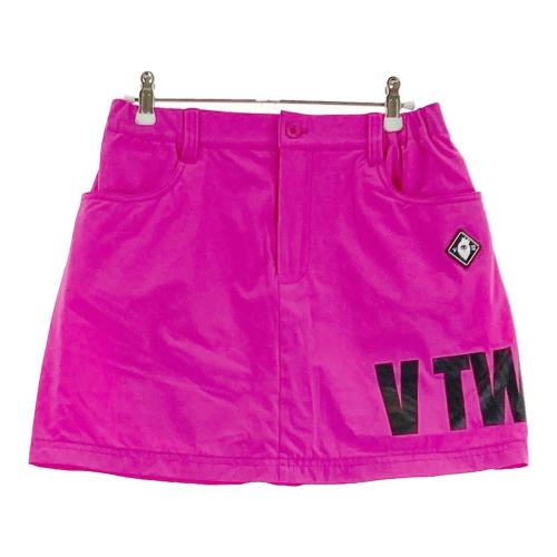 V12 ヴィトゥエルヴ 2023年モデル インナー付 切替 スカート ロゴ総柄