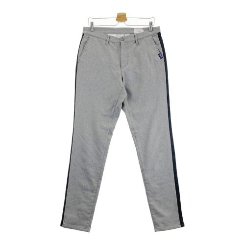 TOVHO トヴホ ショートパンツ シアサッカー ストライプ柄 グレー系