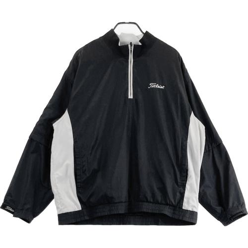 TITLEIST タイトリスト 2WAY ハーフジップ 長袖ジャケット ブラック系
