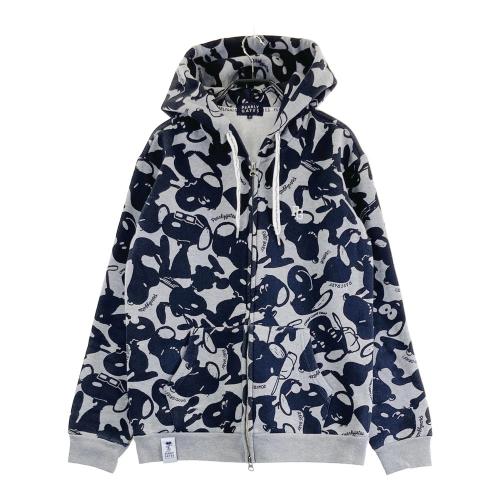 PEARLY GATES パーリーゲイツ ×PEANUTS ; 裏起毛 スウェット ジップ