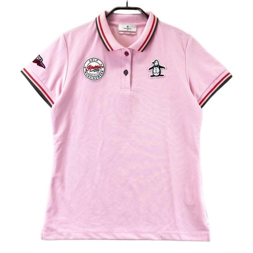 MUNSING WEAR マンシングウェア 半袖ポロシャツ ピンク系 サイズ：M