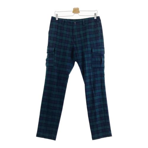 BEAMS GOLF ビームスゴルフ カートバッグ チェック柄 イエロー系