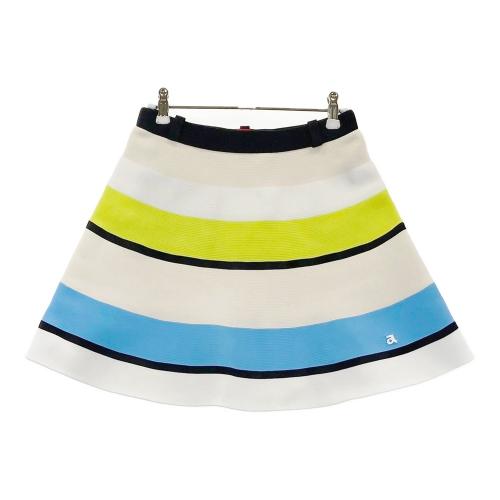 ARCHIVIO アルチビオ ニットスカート 総柄 ブラック系 サイズ：38