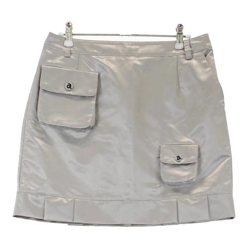 ARCHIVIO アルチビオ 裏地付 スカート グレー系 サイズ：40 ランク：B