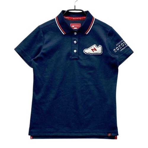 【ニューバランスゴルフ】新品未使用　半袖ポロシャツ×スカート 上下セットアップ NEW BALANCE GOLF ニューバランス 半袖ポロシャツ ネイビー系 サイズ