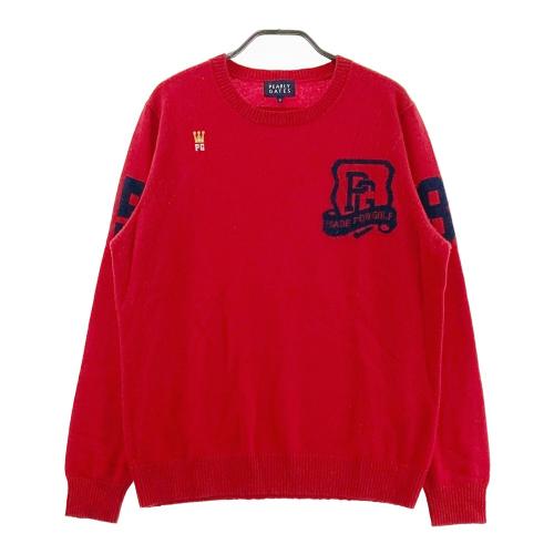 PEARLY GATES パーリーゲイツ カシミヤ ニットセーター レッド系
