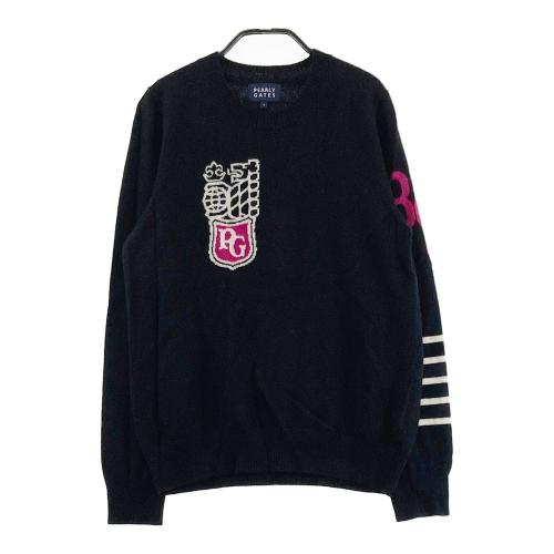 PEARLY GATES パーリーゲイツ カシミヤ ニットセーター ピンク系