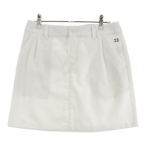 23区GOLF ニジュウサンクゴルフ ストレッチスカート ホワイト系 サイズ