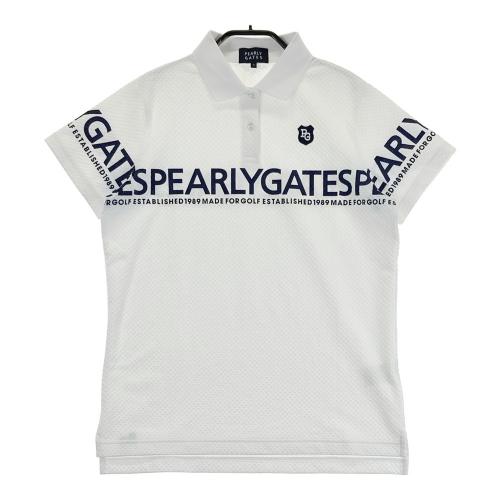 PEARLY GATES パーリーゲイツ 半袖ポロシャツ ホワイト系 サイズ：0