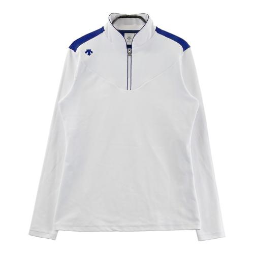 DESCENTE GOLF デサントゴルフ ハーフジップ ニット セーター ホワイト