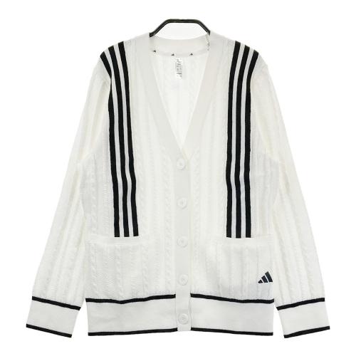 ADIDAS GOLF アディダスゴルフ 2024年 カーディガン ホワイト系 サイズ
