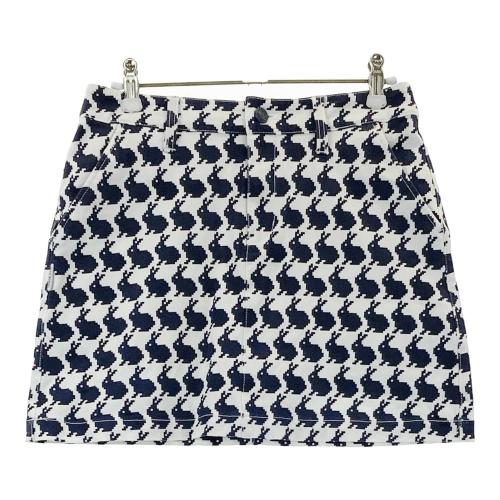 JACK BUNNY ジャックバニー ストレッチスカート ロゴ ホワイト系