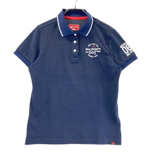 NEW BALANCE GOLF ニューバランス 半袖ポロシャツ ネイビー系 サイズ