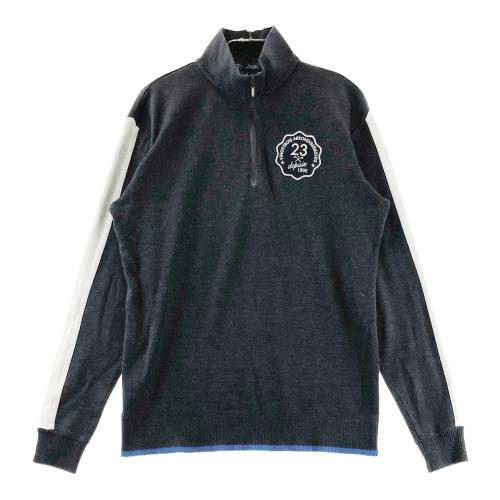 23区GOLF ニジュウサンクゴルフ フリース ジップベスト グレー系