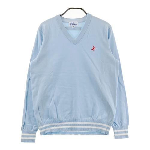 DECEMBERMAY ディセンバーメイ Vネック ニットセーター ブルー系