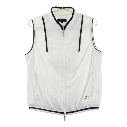 CALLAWAY キャロウェイ ジップベスト ホワイト系 サイズ：L ランク：B