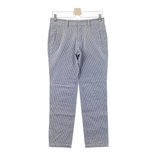 JACK BUNNY ジャックバニー ストレッチパンツ チェック柄 ブルー系