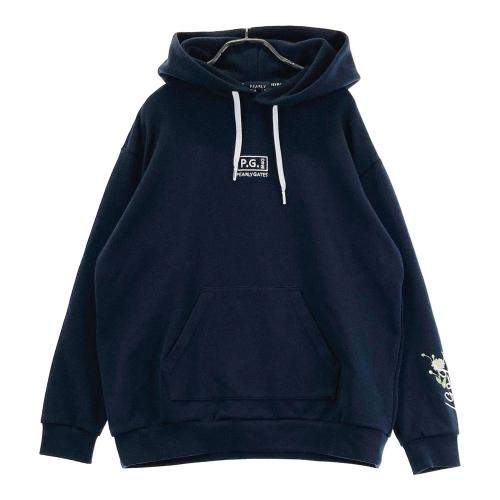 ○★新品未使用　PEARLY GATES　チェーンロゴ柄パーカー　1　ネイビー Amazon.co.jp: [パーリーゲイツ] [レディース] パーカー ツイル