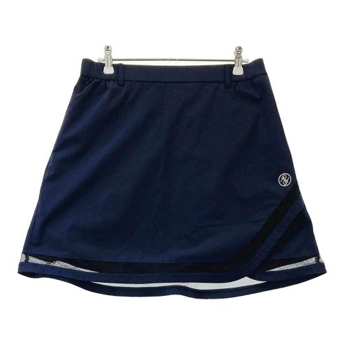 ADABAT アダバット 裏地付 ナイロンスカート ネイビー系 サイズ：40