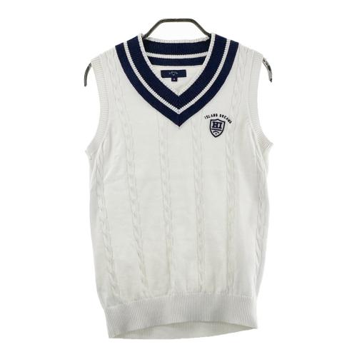 MARK&LONA マークアンドロナ Vネックニットベスト ピンク系 サイズ：WM