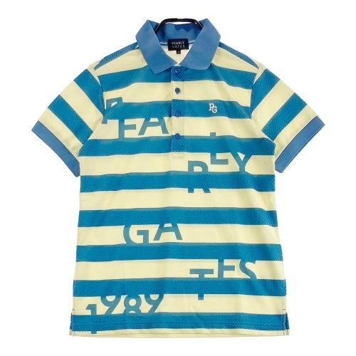PEARLY GATES パーリーゲイツ 2023年モデル 半袖ポロシャツ ボーダー柄