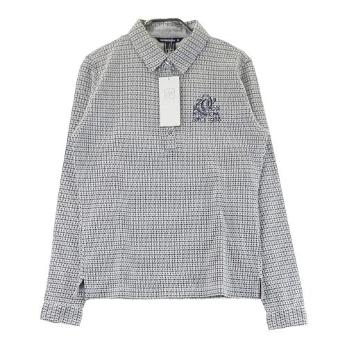 ZOY ゾーイ 2023年モデル ハイネック 長袖Tシャツ ワッペン 総柄