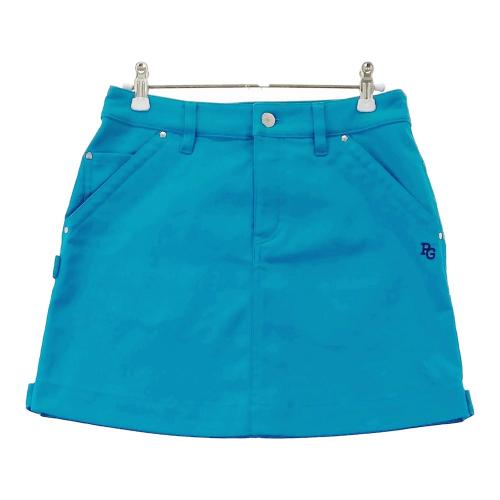 PEARLY GATES パーリーゲイツ ロゴ刺繍入りスカート ブルー系 サイズ