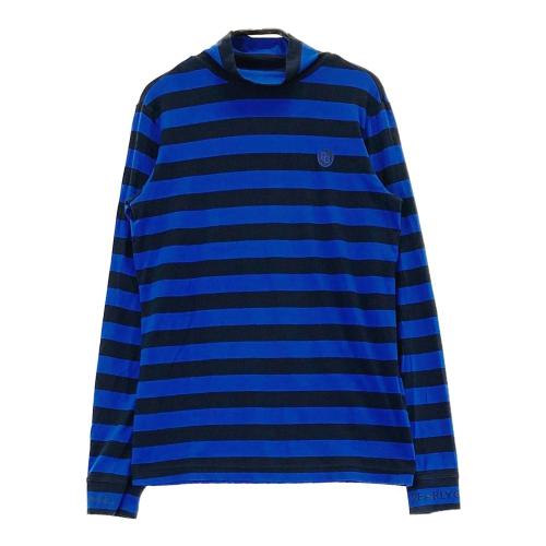 PEARLY GATES パーリーゲイツ ハイネック長袖Tシャツ ボーダー柄