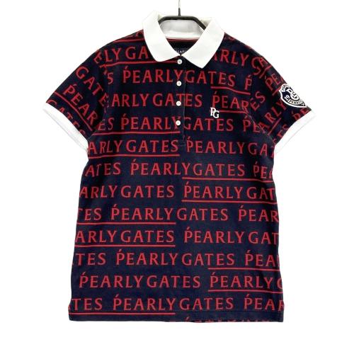 PEARLY GATES パーリーゲイツ ;2022年 プリーツスカート ロゴ総柄