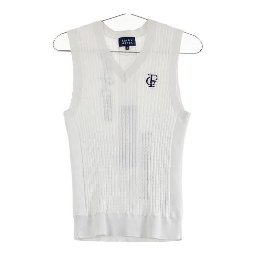 PEARLY GATES パーリーゲイツ ; 2024年モデル ニットベスト ホワイト系